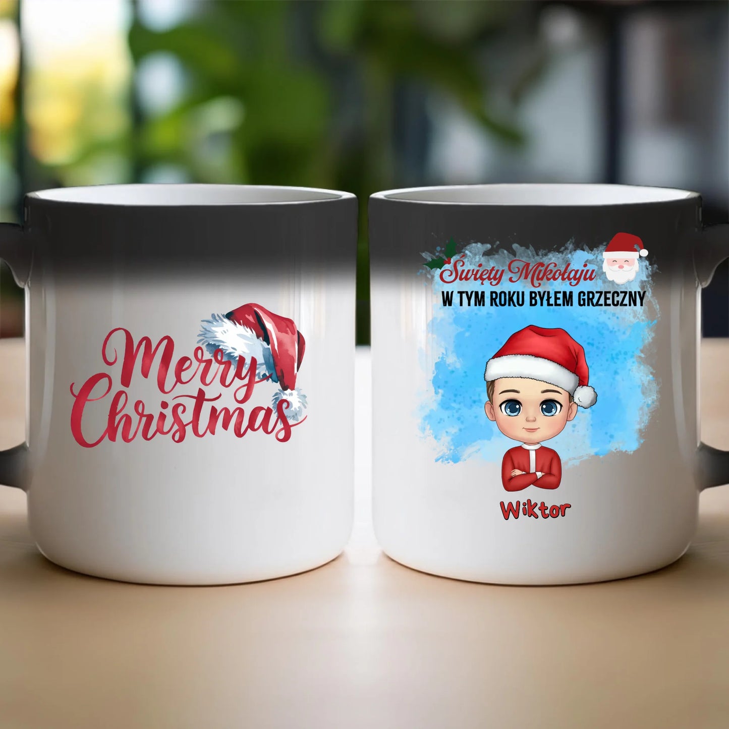 Kubek personalizowany świąteczny dla chłopca #96