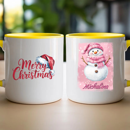 Kubek personalizowany świąteczny - Bałwanek #21