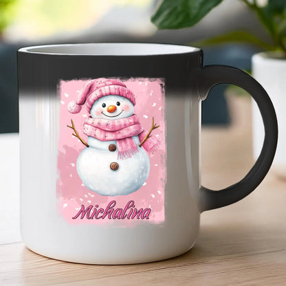 Kubek personalizowany świąteczny - Bałwanek #21