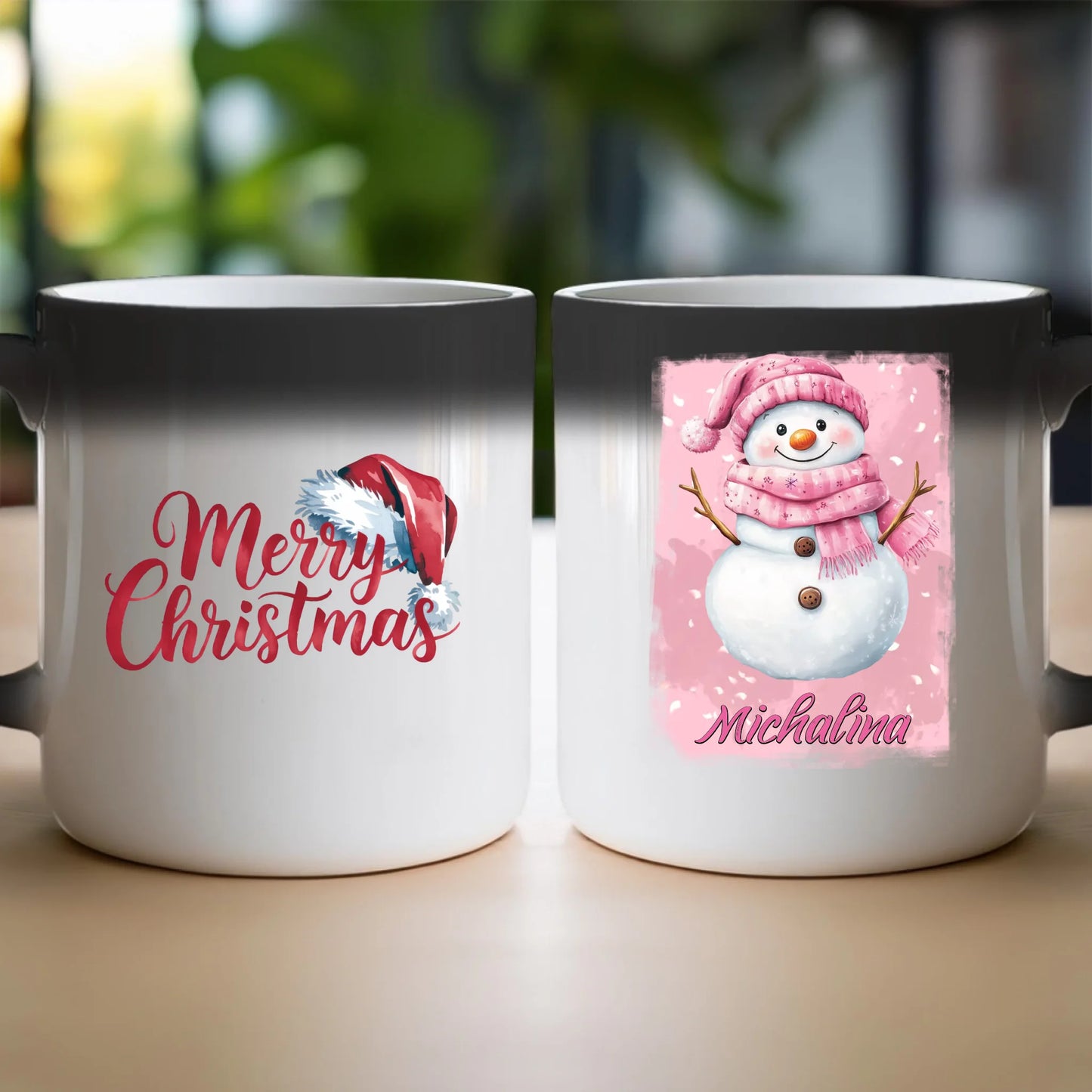 Kubek personalizowany świąteczny - Bałwanek #21