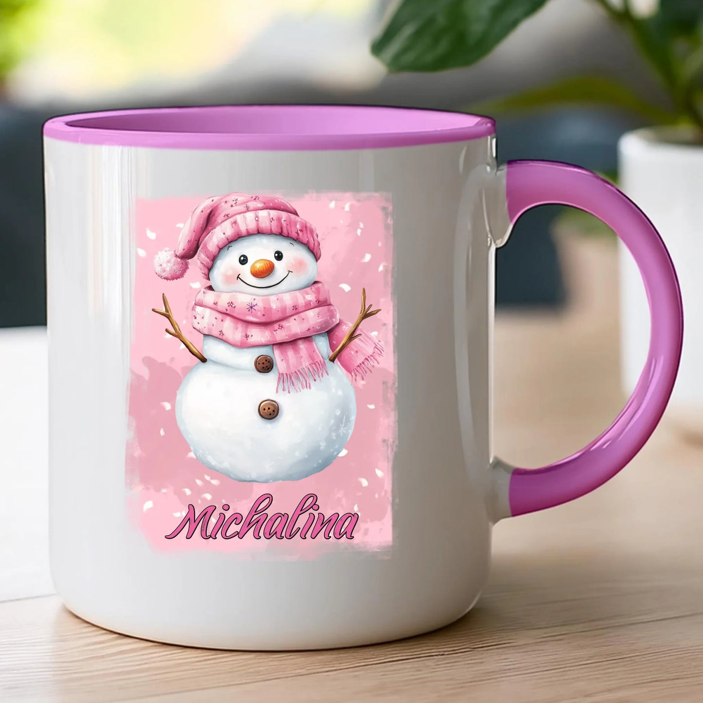 Kubek personalizowany świąteczny - Bałwanek #21