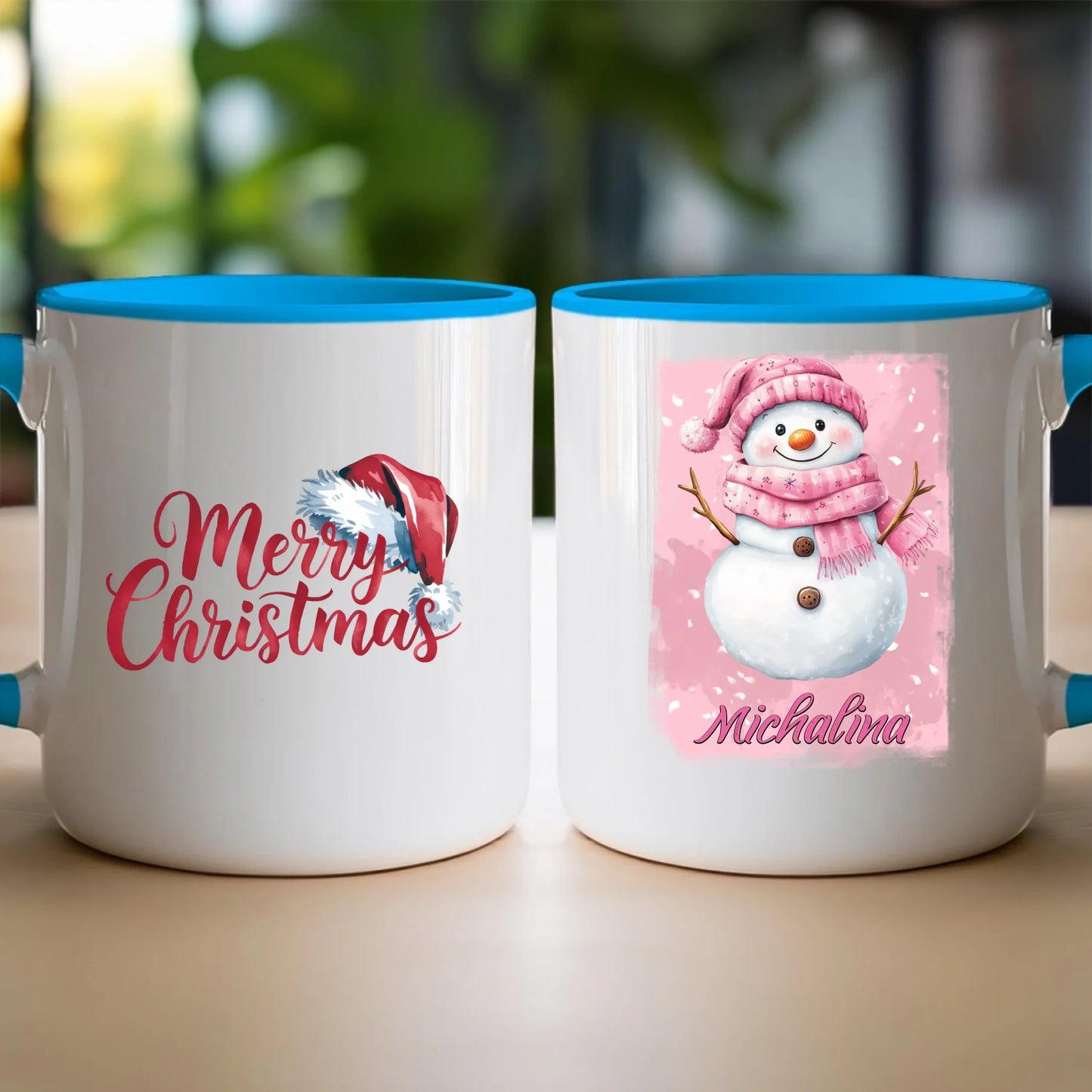 Kubek personalizowany świąteczny - Bałwanek #21