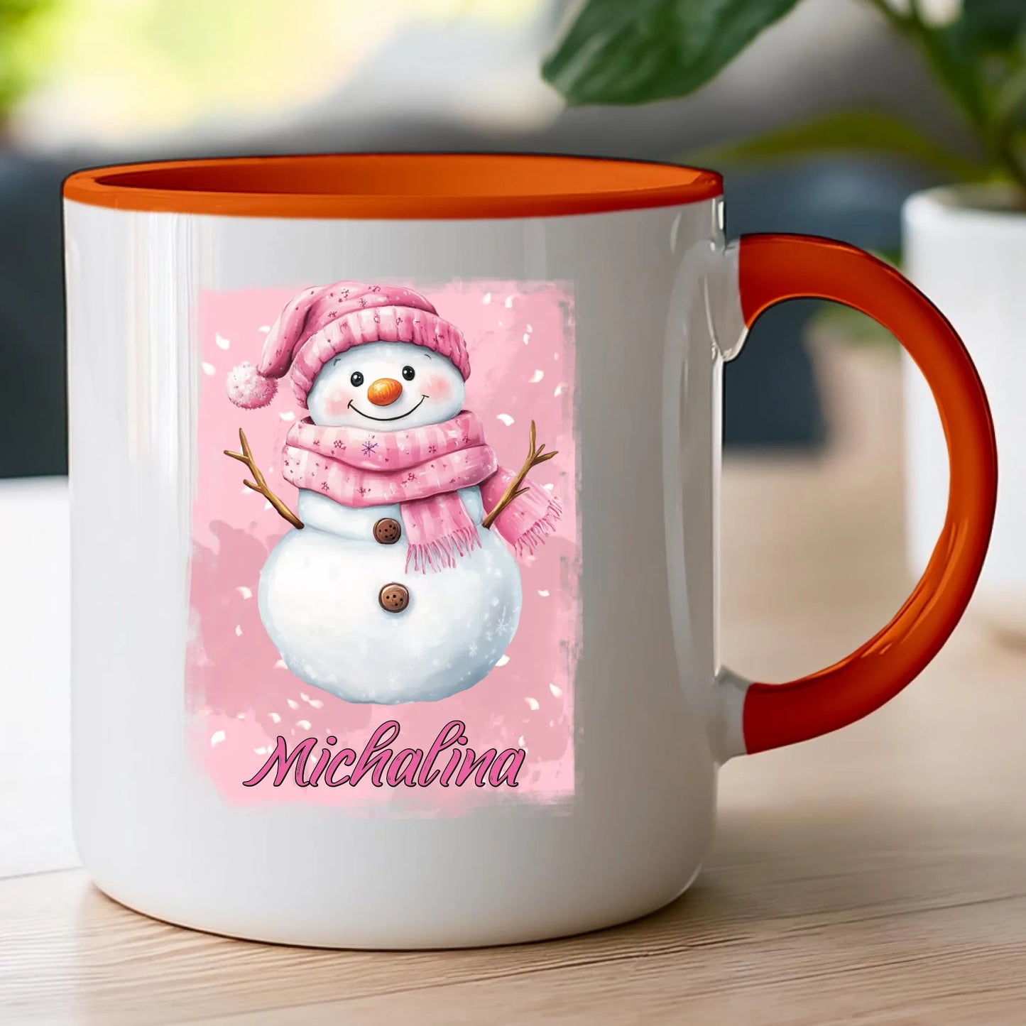 Kubek personalizowany świąteczny - Bałwanek #21