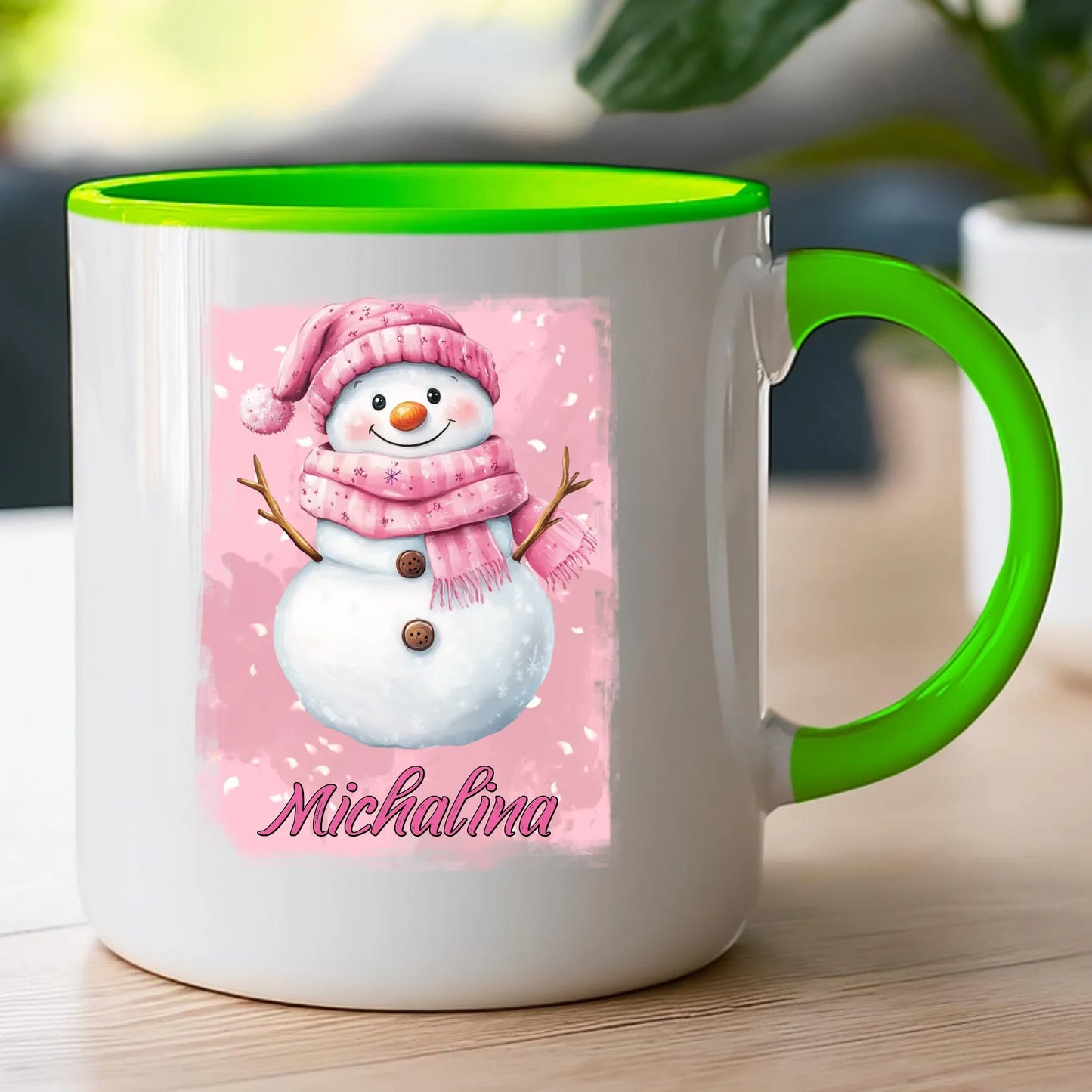 Kubek personalizowany świąteczny - Bałwanek #21