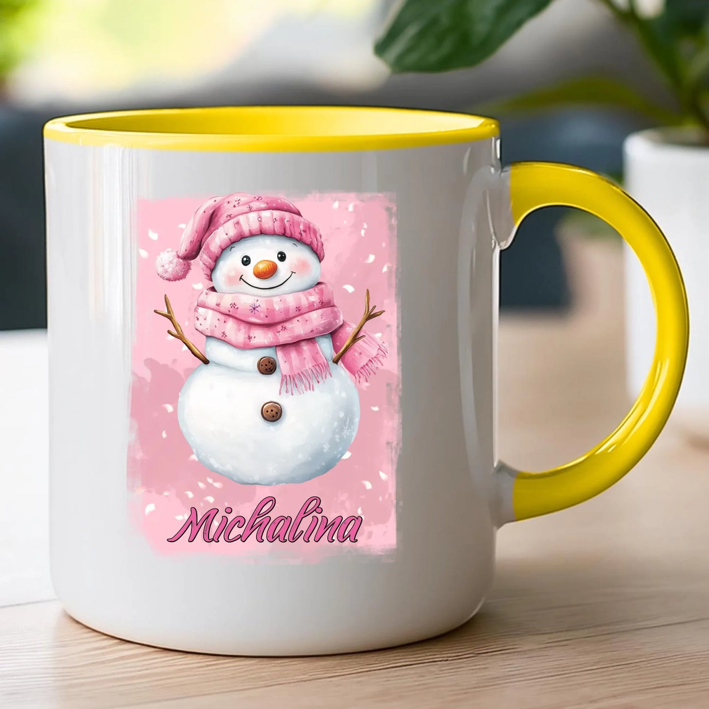 Kubek personalizowany świąteczny - Bałwanek #21