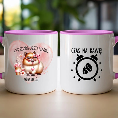 Kubek personalizowany - Kapibara Jesieniara #420