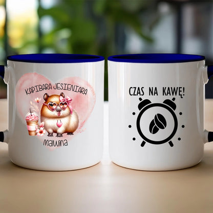 Kubek personalizowany - Kapibara Jesieniara #420