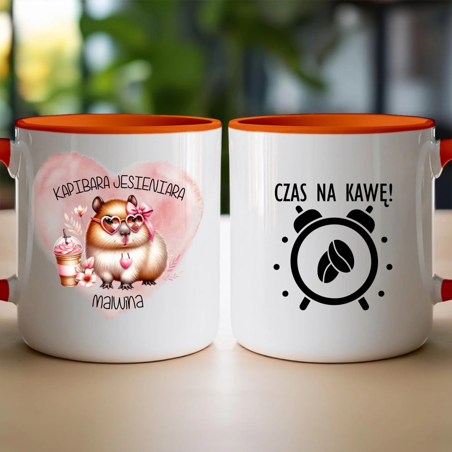 Kubek personalizowany - Kapibara Jesieniara #420