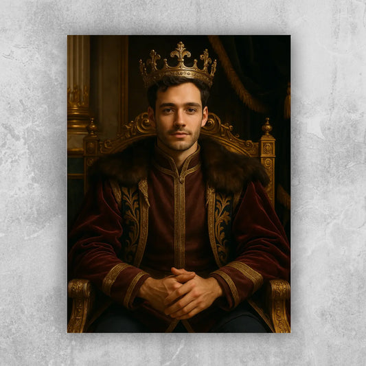 Fotoobraz - Królewski portret ze zdjęcia [generowany przez AI]