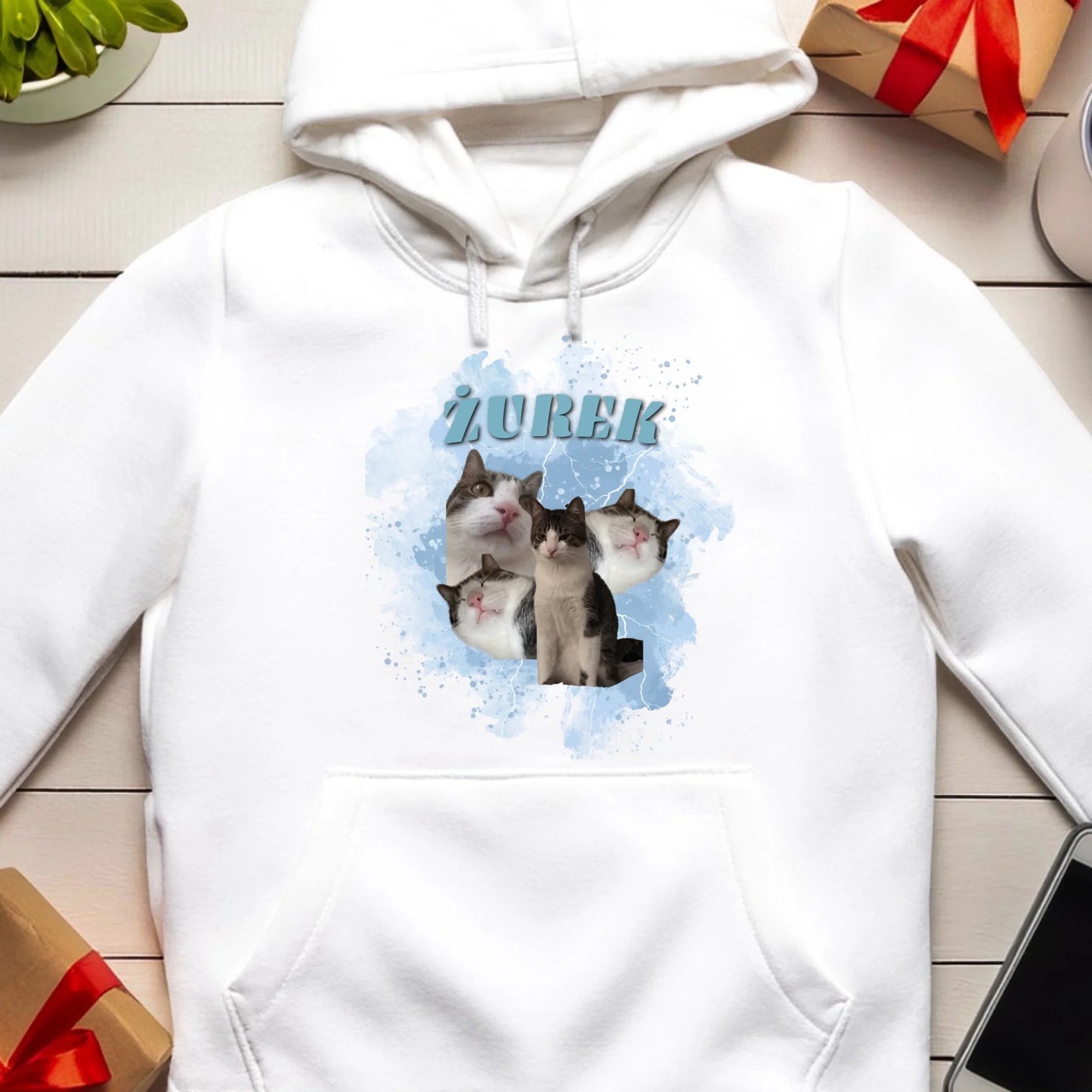 Bluza Bootleg personalizowana - zdjęcia kotków  #4567
