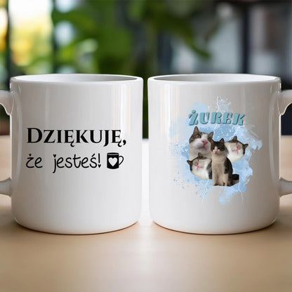 Kubek Bootleg personalizowany  - zdjęcia kotków  #4567