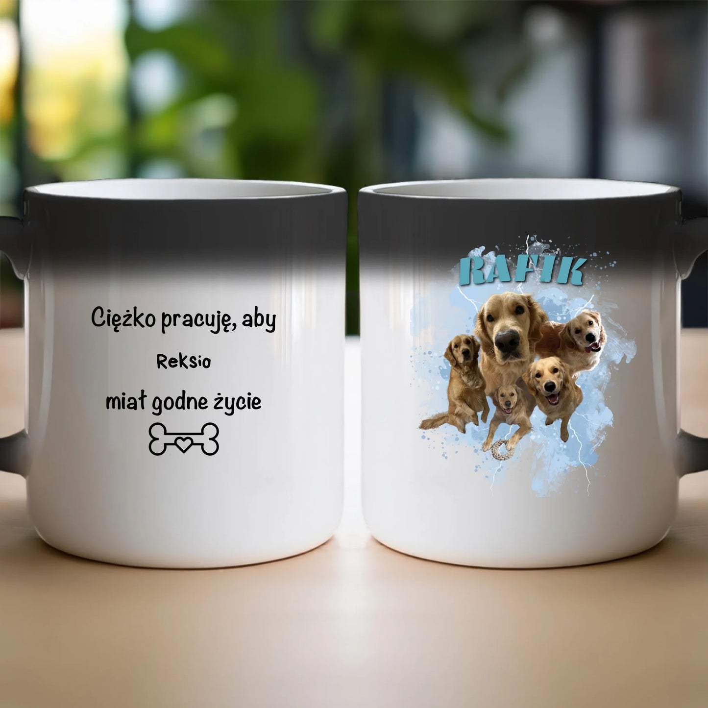 Kubek Bootleg personalizowany - ze zdjęciami piesków #4570