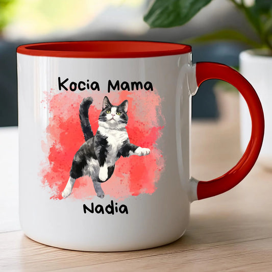 Kubek personalizowany - Kocia Mama #2143