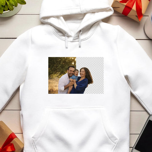 Bluza z własnym zdjęciem - usunięte tło [AI]