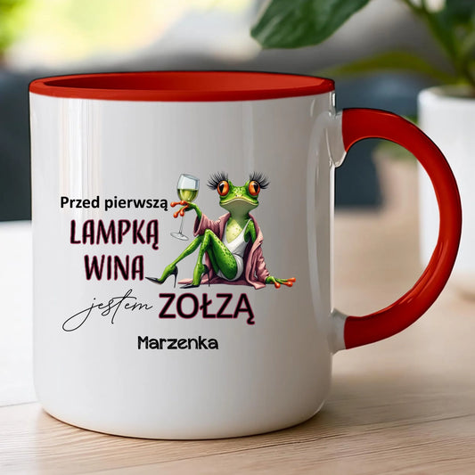 Kubek personalizowany na Dzień Kobiet - Żabunia #452