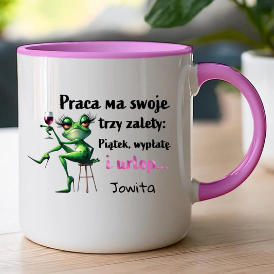 Kubek personalizowany na Dzień Kobiet - Żabunia #454