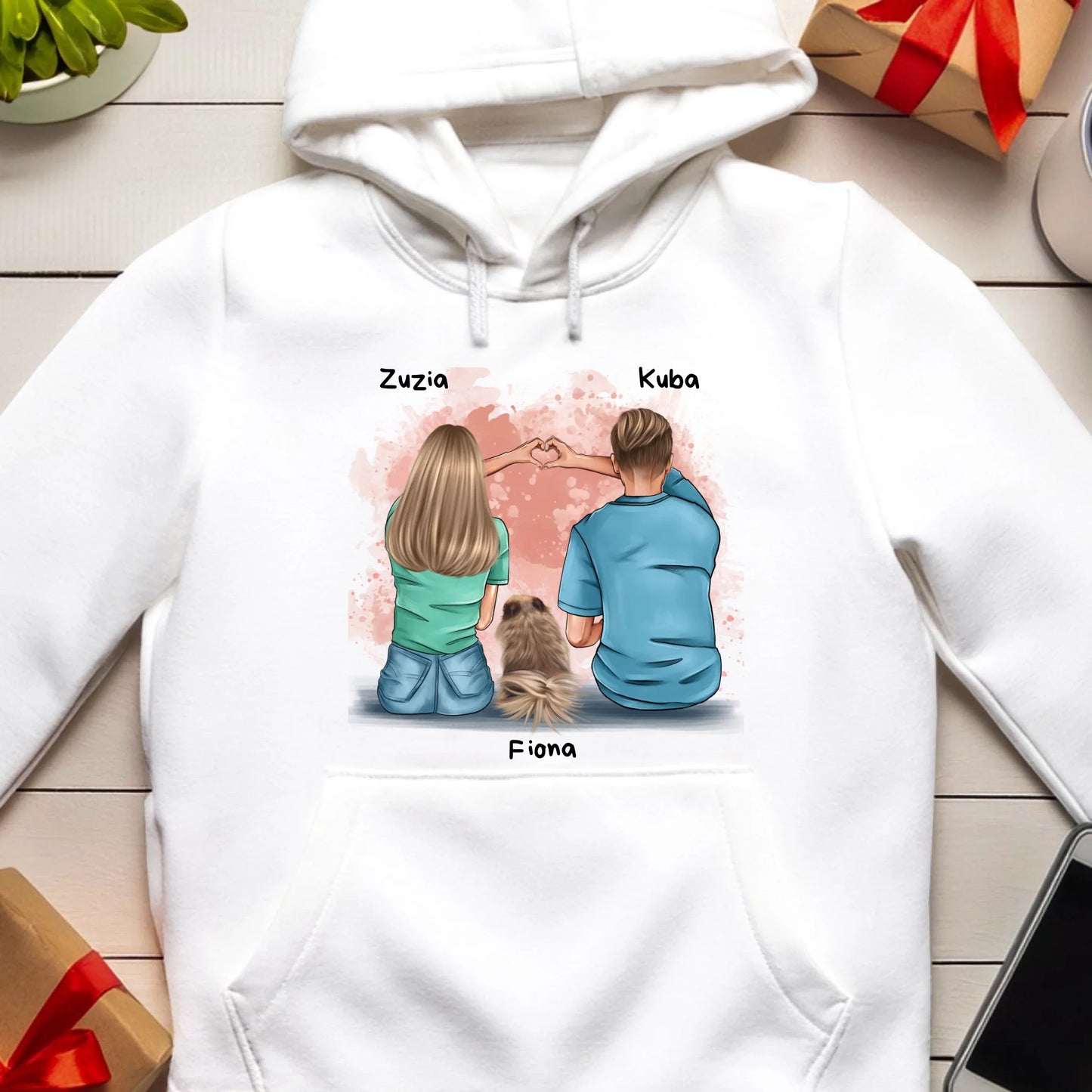 Bluza personalizowana dla par - piesek #66