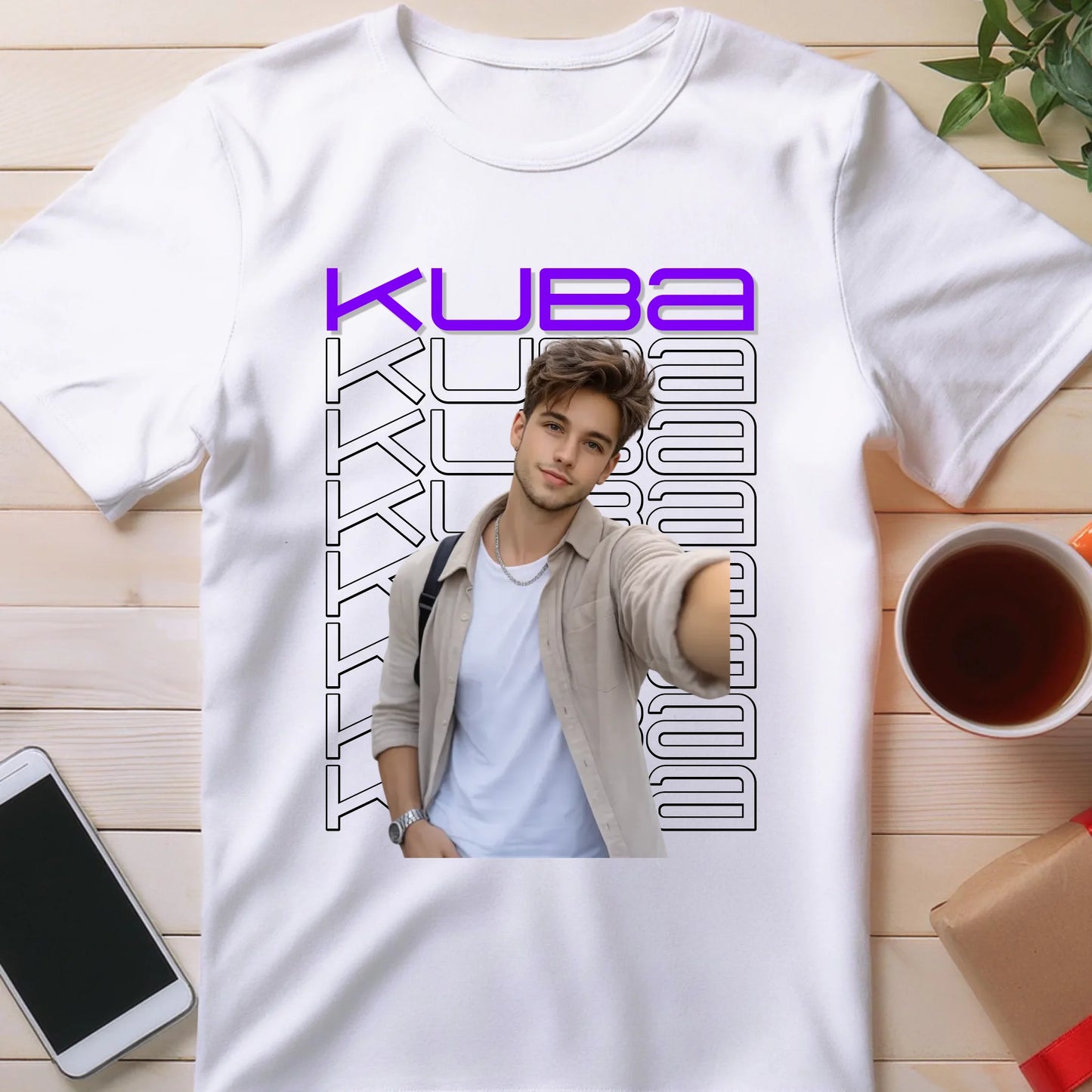 T-shirt z nadrukiem - zdjęcie z imieniem #9102