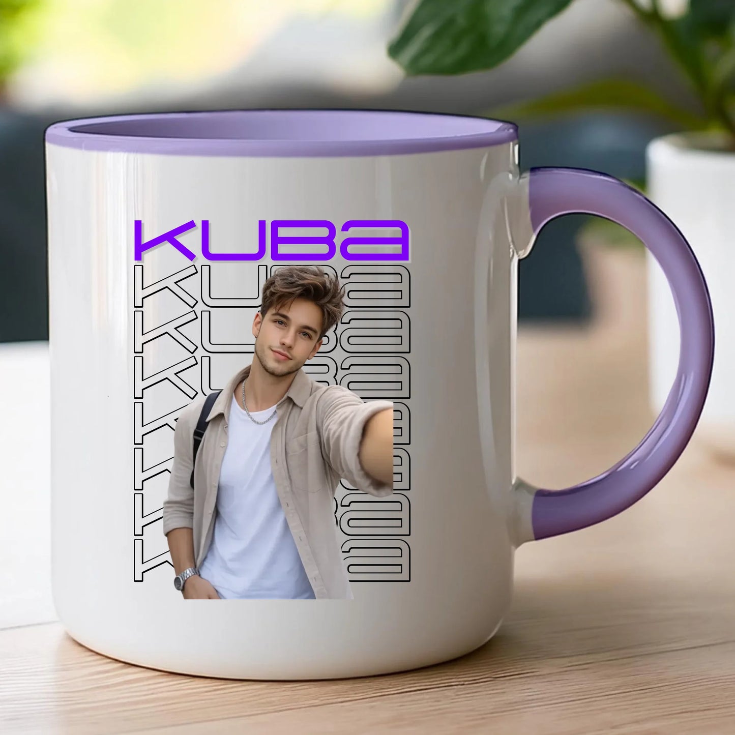 Kubek z nadrukiem - zdjęcie z imieniem #9102