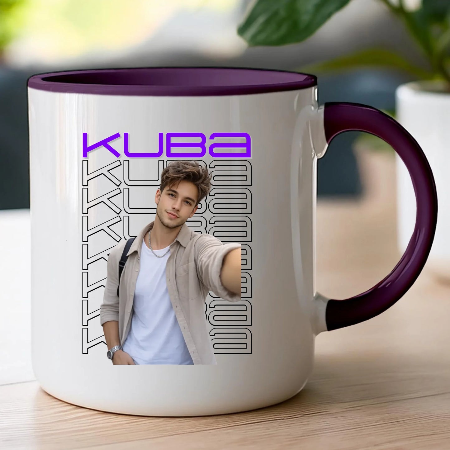 Kubek z nadrukiem - zdjęcie z imieniem #9102