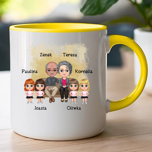 Kubek personalizowany dla babci i dziadka #607