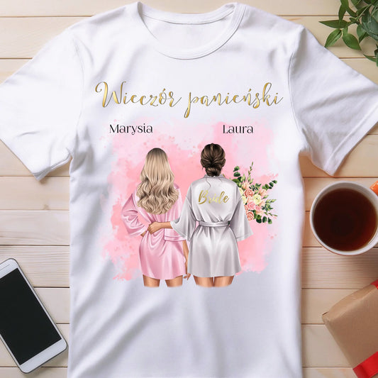 Koszulka personalizowana dla przyjaciółek - wieczór panieński #161