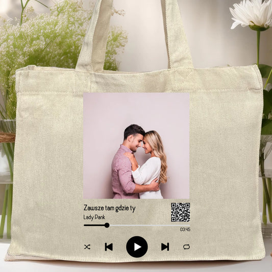 Torba personalizowana dla par z piosenką #2