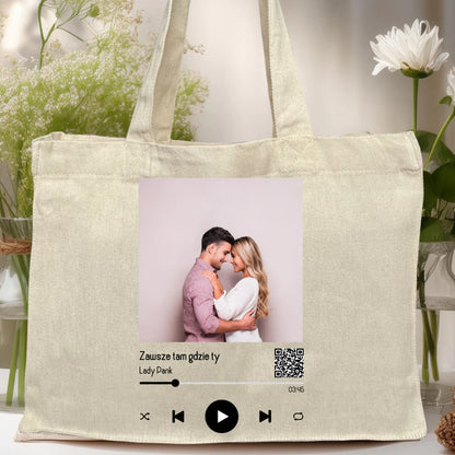 Torba personalizowana dla par z piosenką #2