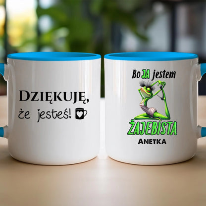 Kubek personalizowany na Dzień Kobiet - Żabunia #453