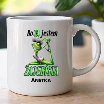 Kubek personalizowany na Dzień Kobiet - Żabunia #453