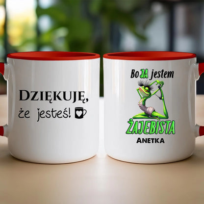 Kubek personalizowany na Dzień Kobiet - Żabunia #453