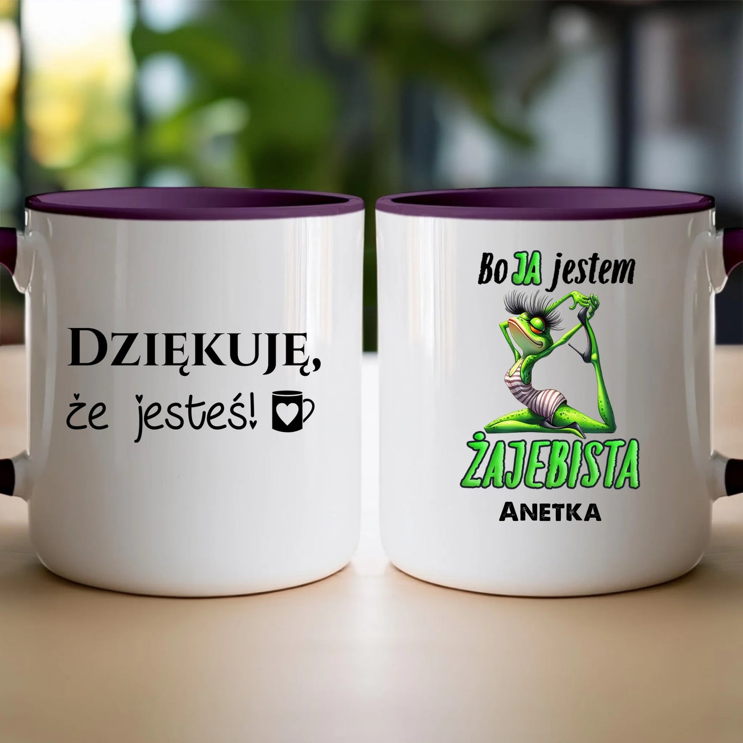 Kubek personalizowany na Dzień Kobiet - Żabunia #453