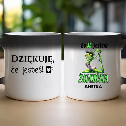 Kubek personalizowany na Dzień Kobiet - Żabunia #453
