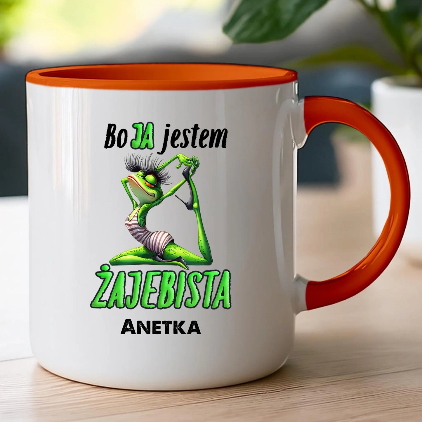Kubek personalizowany na Dzień Kobiet - Żabunia #453