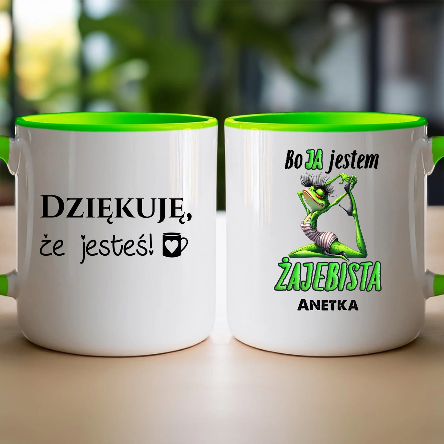 Kubek personalizowany na Dzień Kobiet - Żabunia #453