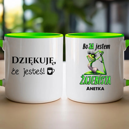 Kubek personalizowany na Dzień Kobiet - Żabunia #453
