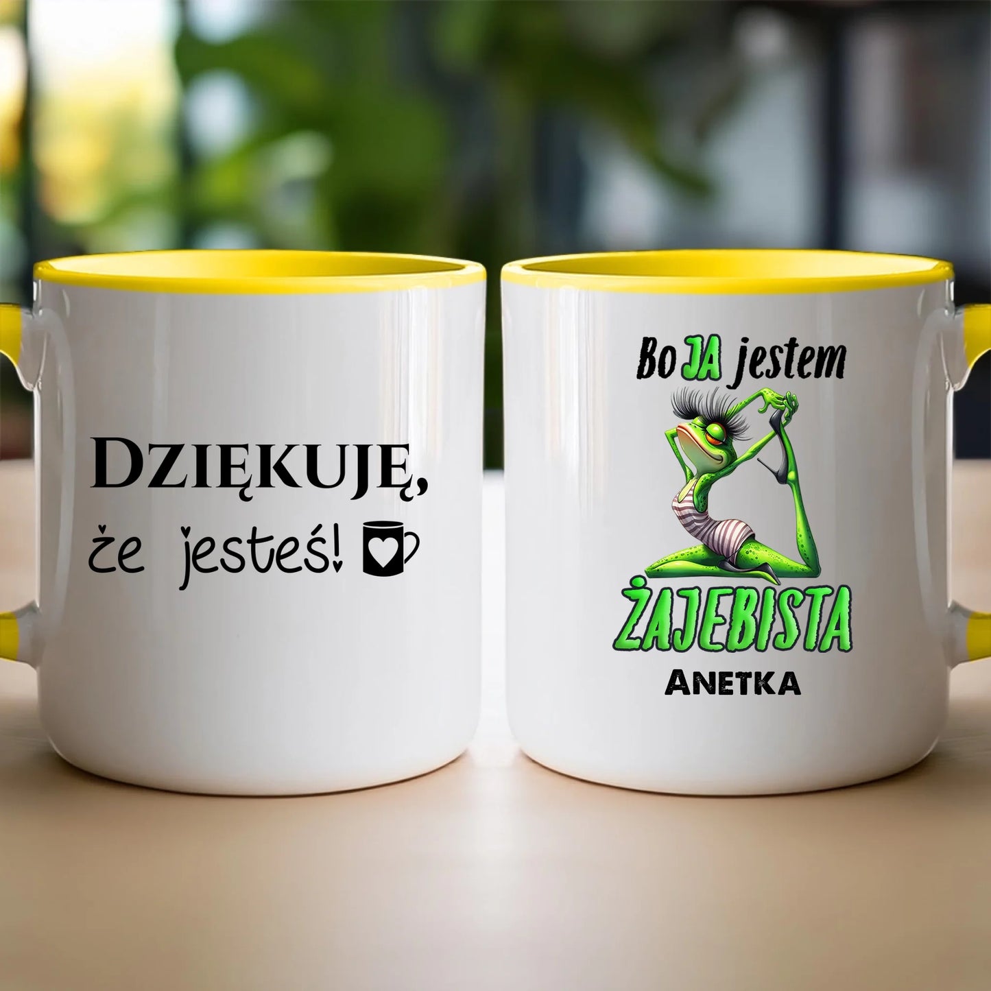 Kubek personalizowany na Dzień Kobiet - Żabunia #453