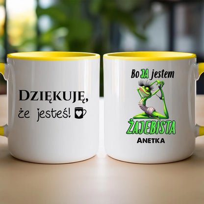 Kubek personalizowany na Dzień Kobiet - Żabunia #453