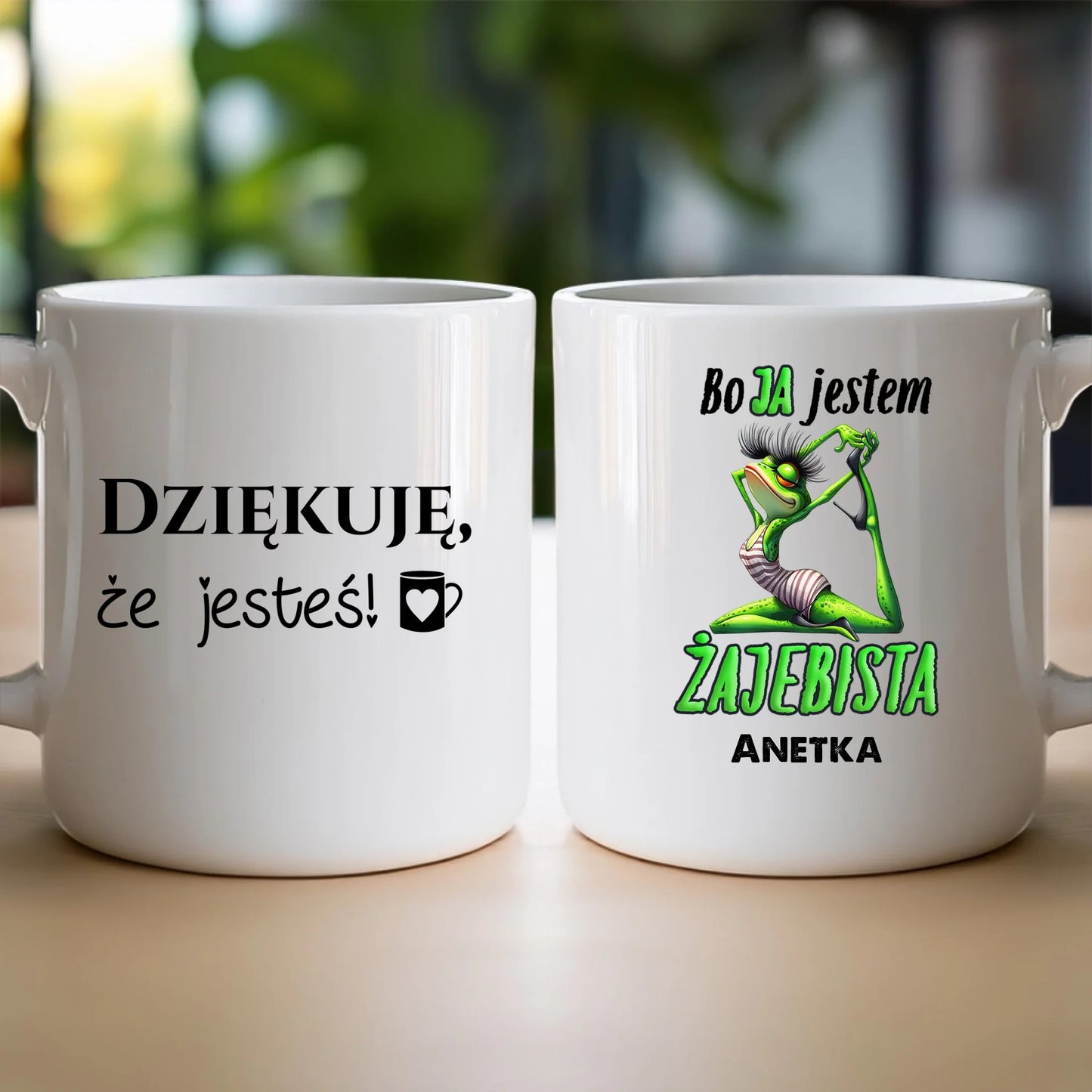 Kubek personalizowany na Dzień Kobiet - Żabunia #453