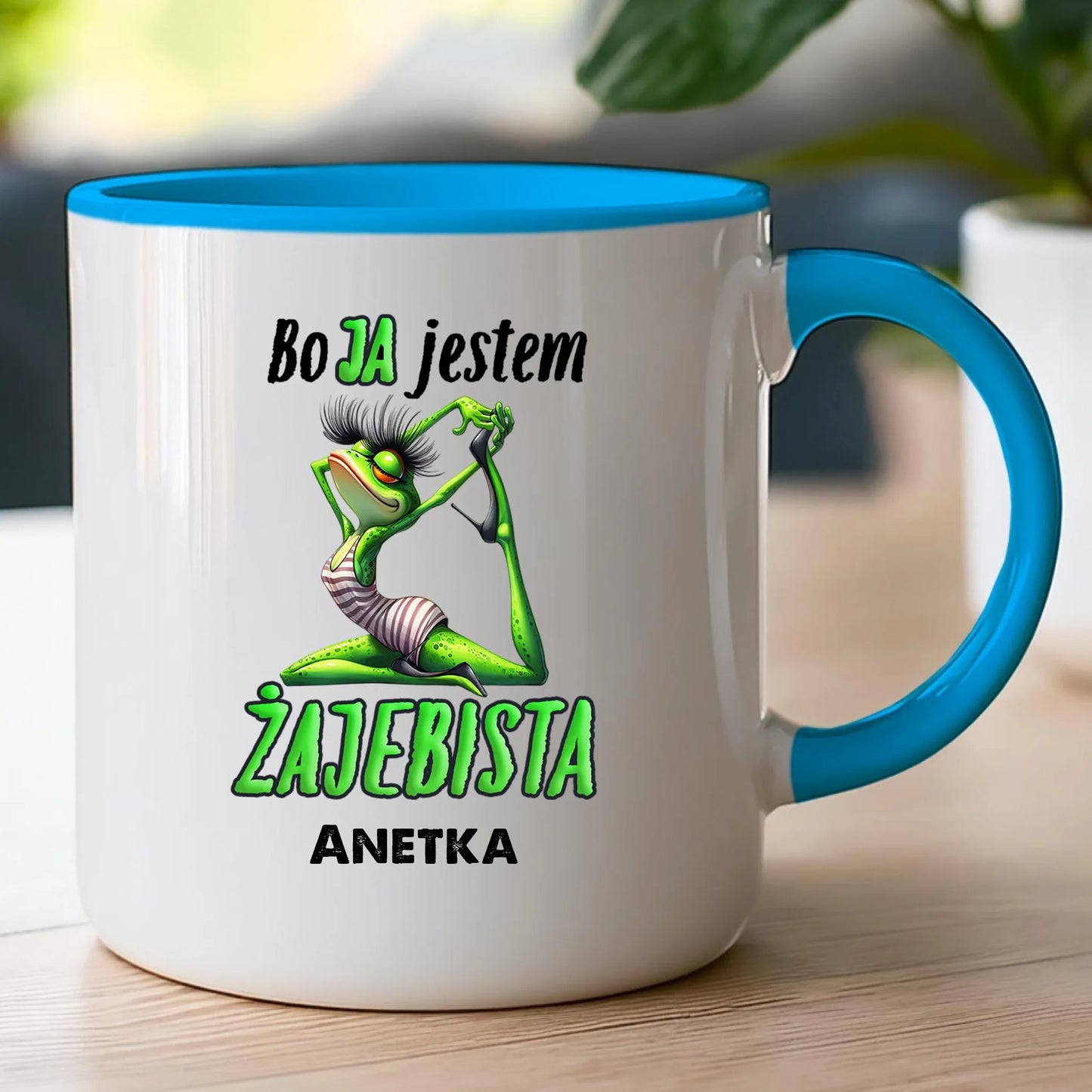 Kubek personalizowany na Dzień Kobiet - Żabunia #453