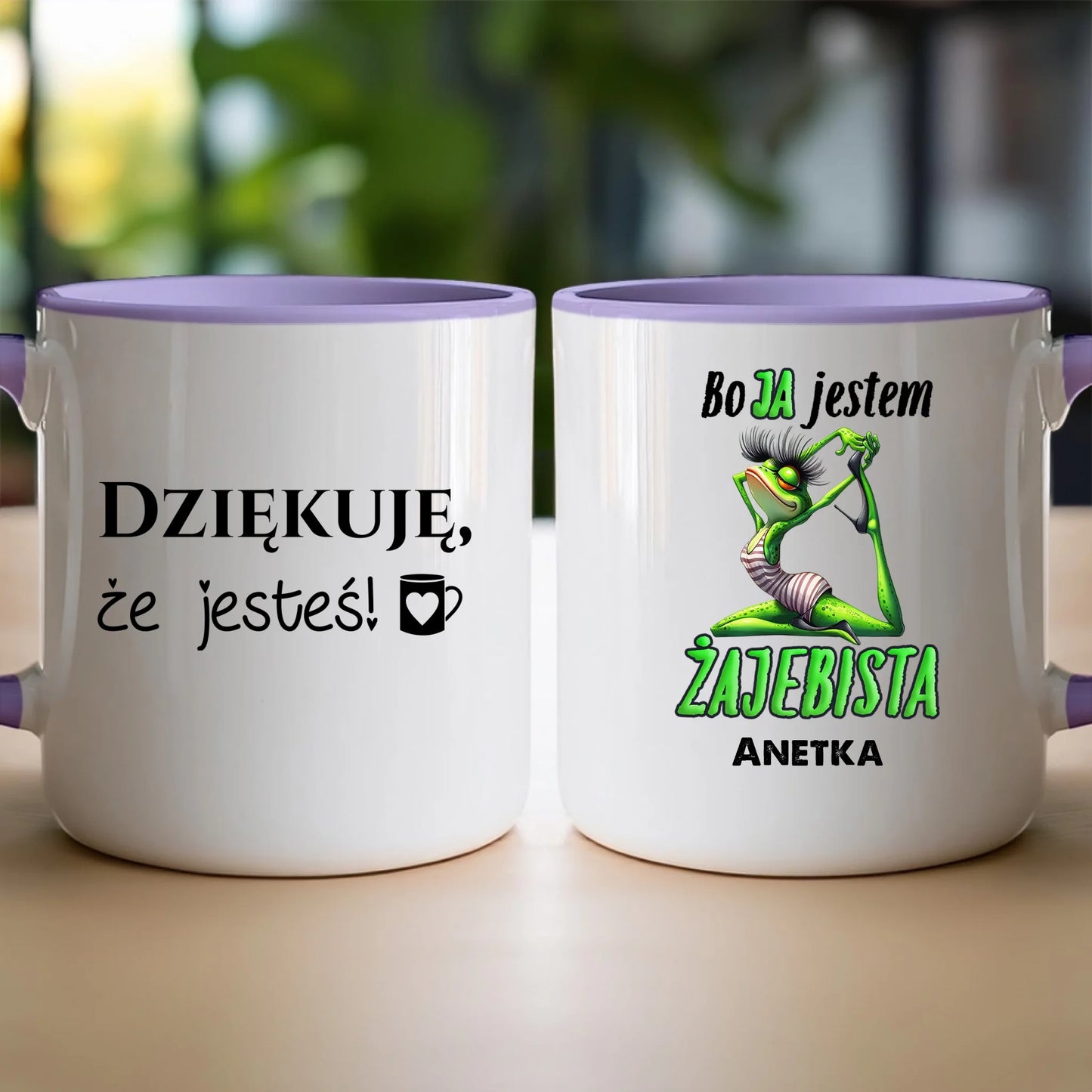 Kubek personalizowany na Dzień Kobiet - Żabunia #453
