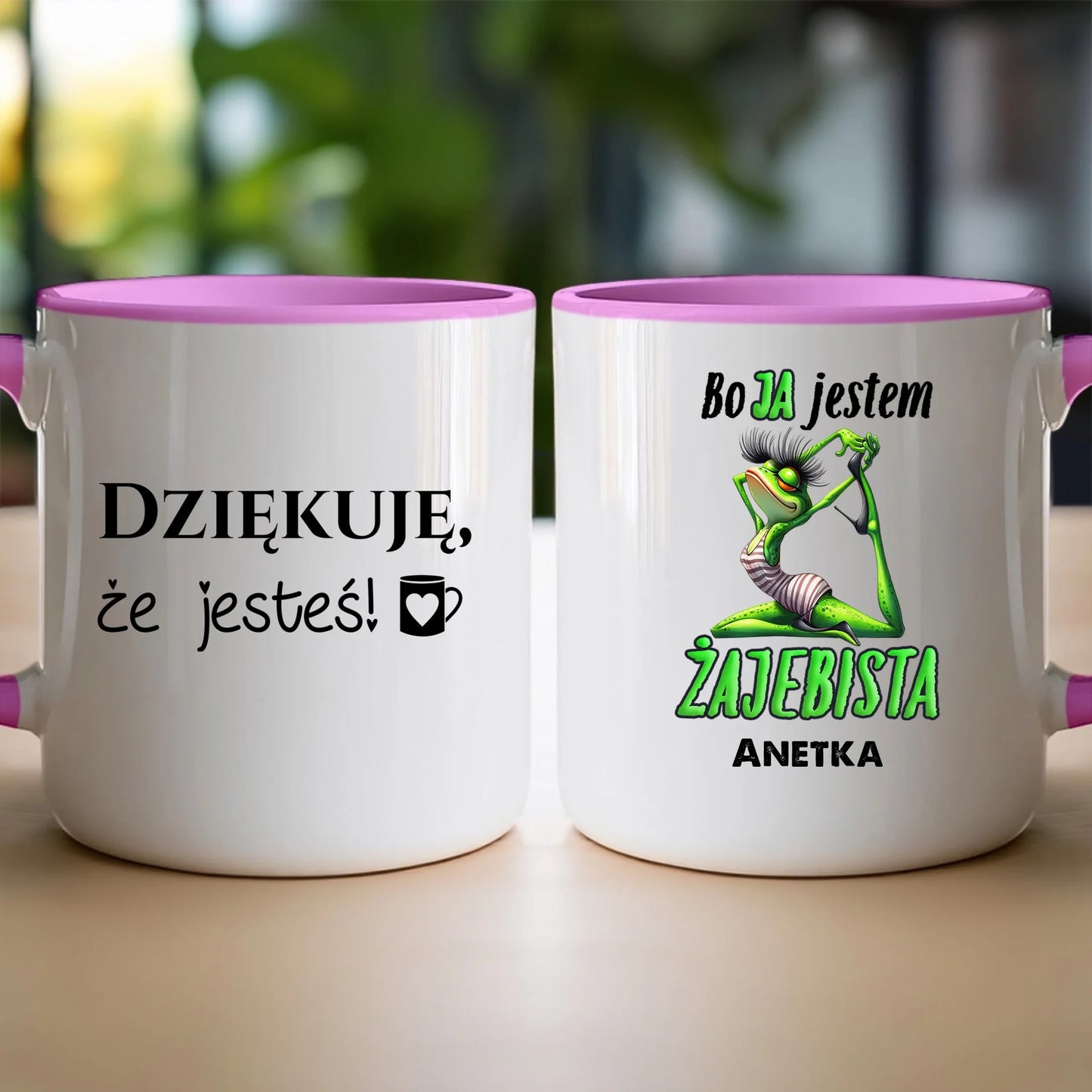 Kubek personalizowany na Dzień Kobiet - Żabunia #453