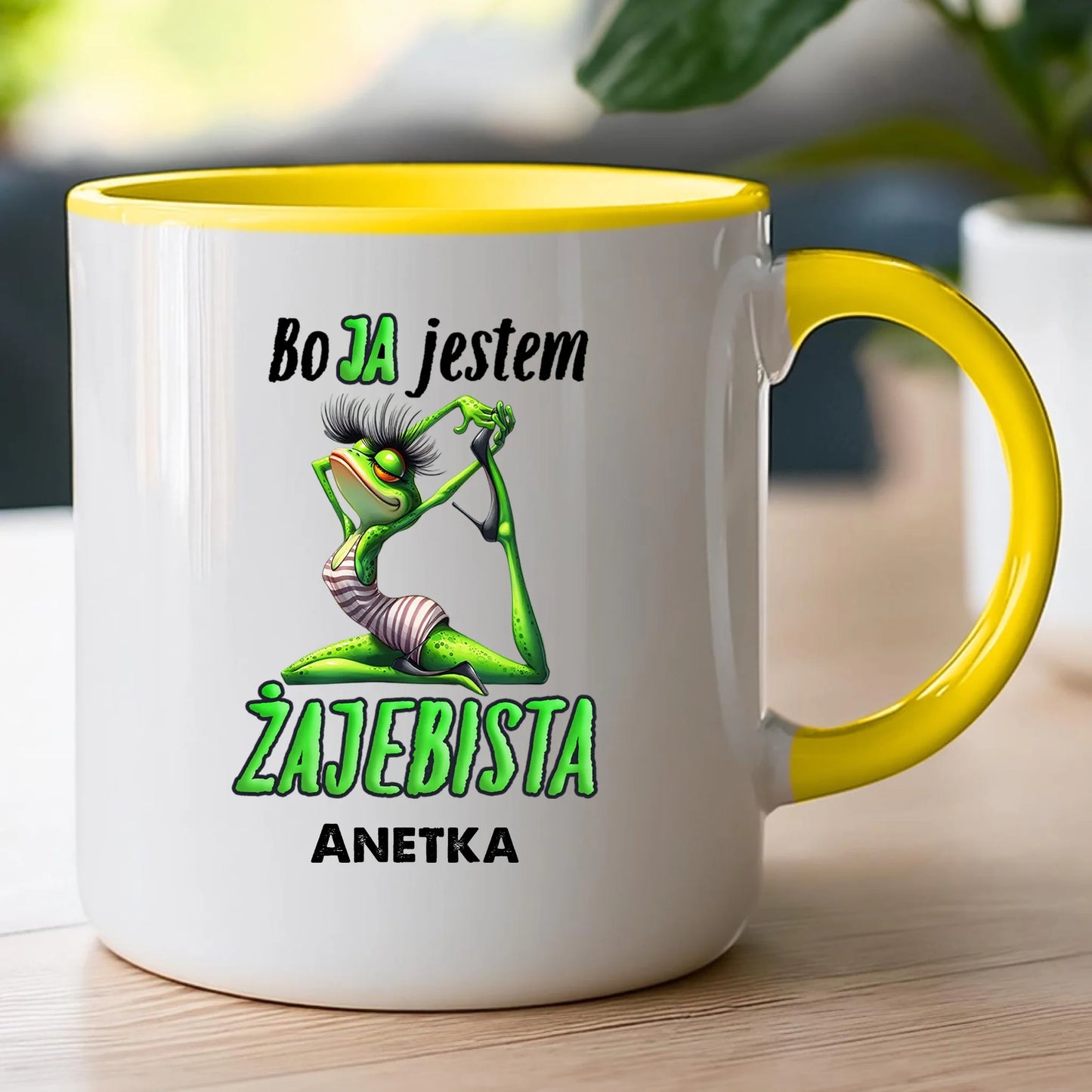 Kubek personalizowany na Dzień Kobiet - Żabunia #453