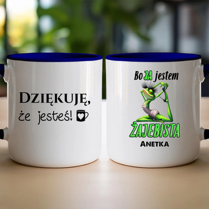 Kubek personalizowany na Dzień Kobiet - Żabunia #453