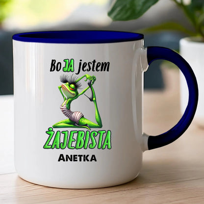 Kubek personalizowany na Dzień Kobiet - Żabunia #453