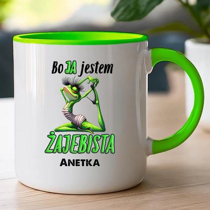 Kubek personalizowany na Dzień Kobiet - Żabunia #453