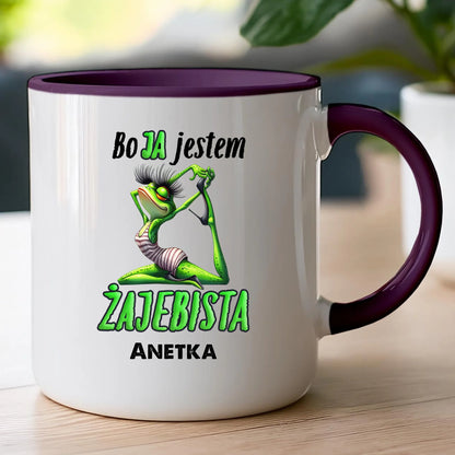Kubek personalizowany na Dzień Kobiet - Żabunia #453