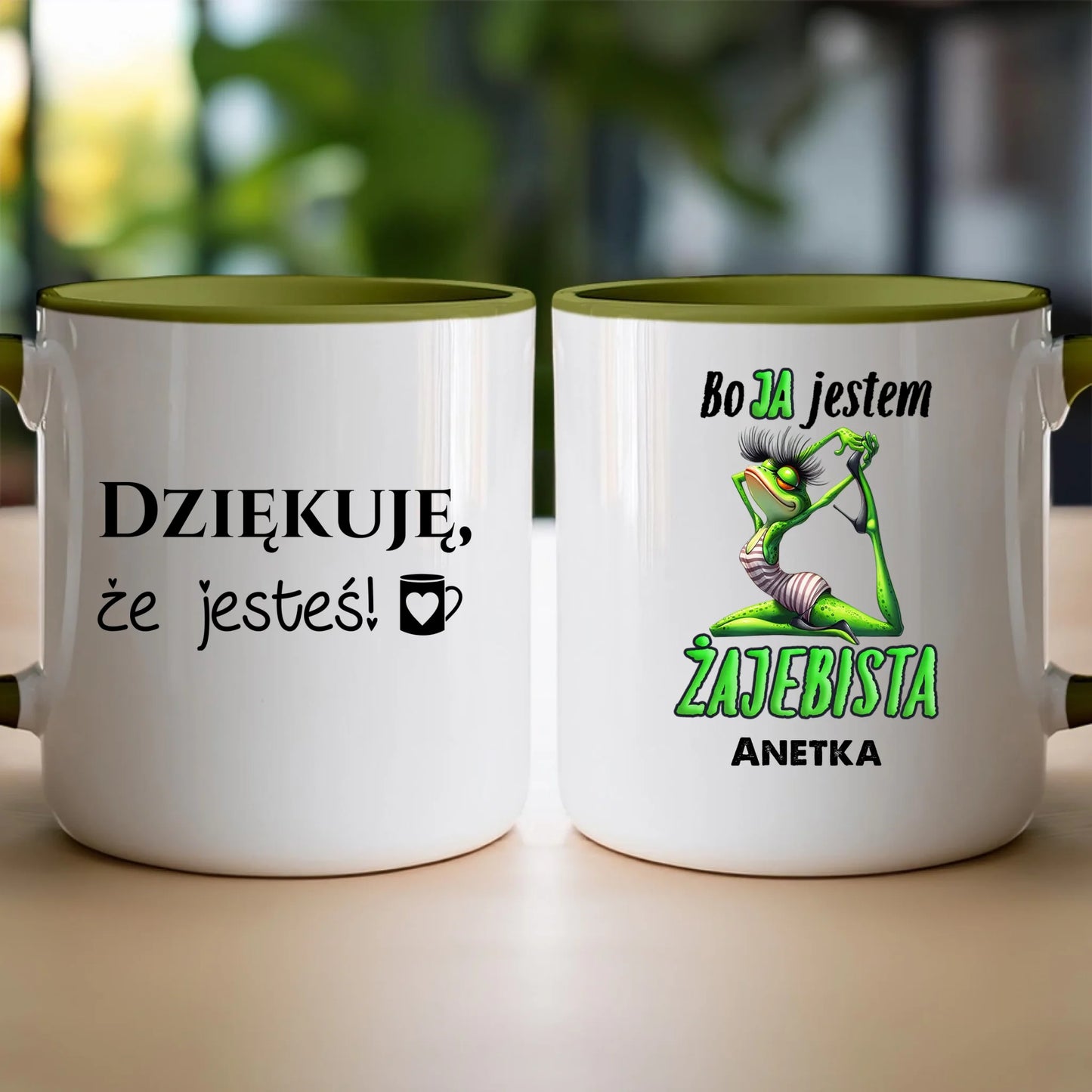 Kubek personalizowany na Dzień Kobiet - Żabunia #453