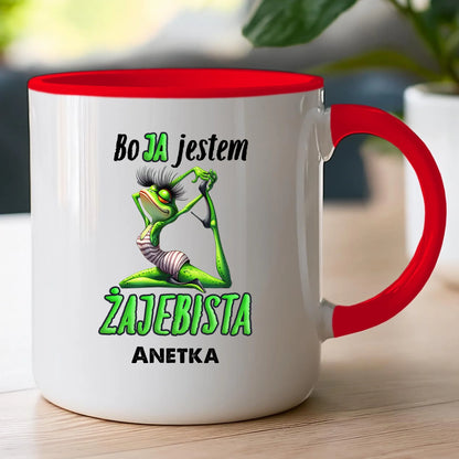 Kubek personalizowany na Dzień Kobiet - Żabunia #453