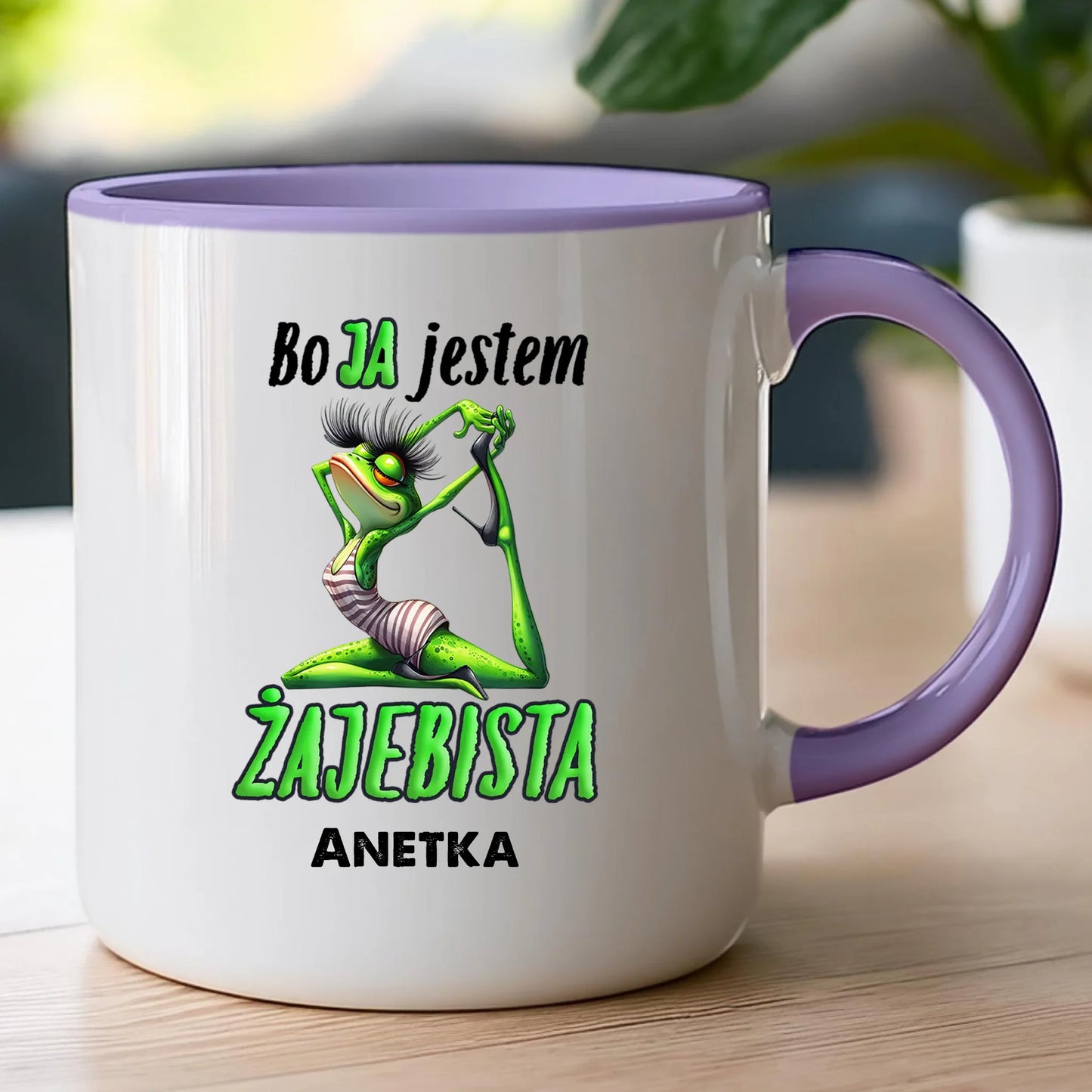 Kubek personalizowany na Dzień Kobiet - Żabunia #453